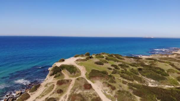 Reserva Marítima Gedor Reserva Marítima Proclamada Localizada Entre Mishmot Givat — Vídeo de Stock