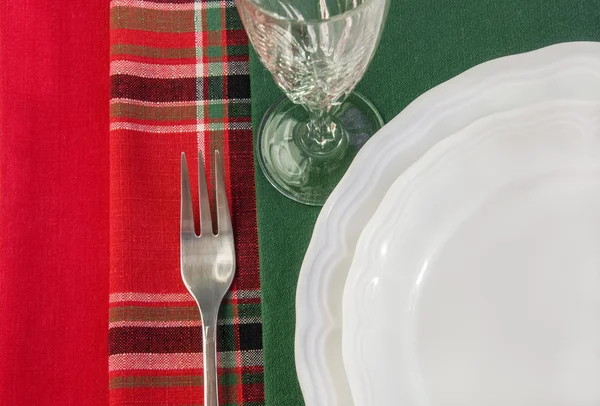 Table setting with colorful napkins. — Stock Photo, Image