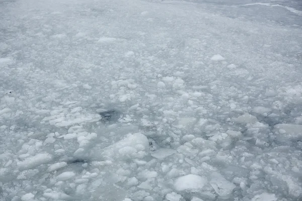 Mare ghiacciato in inverno — Foto Stock