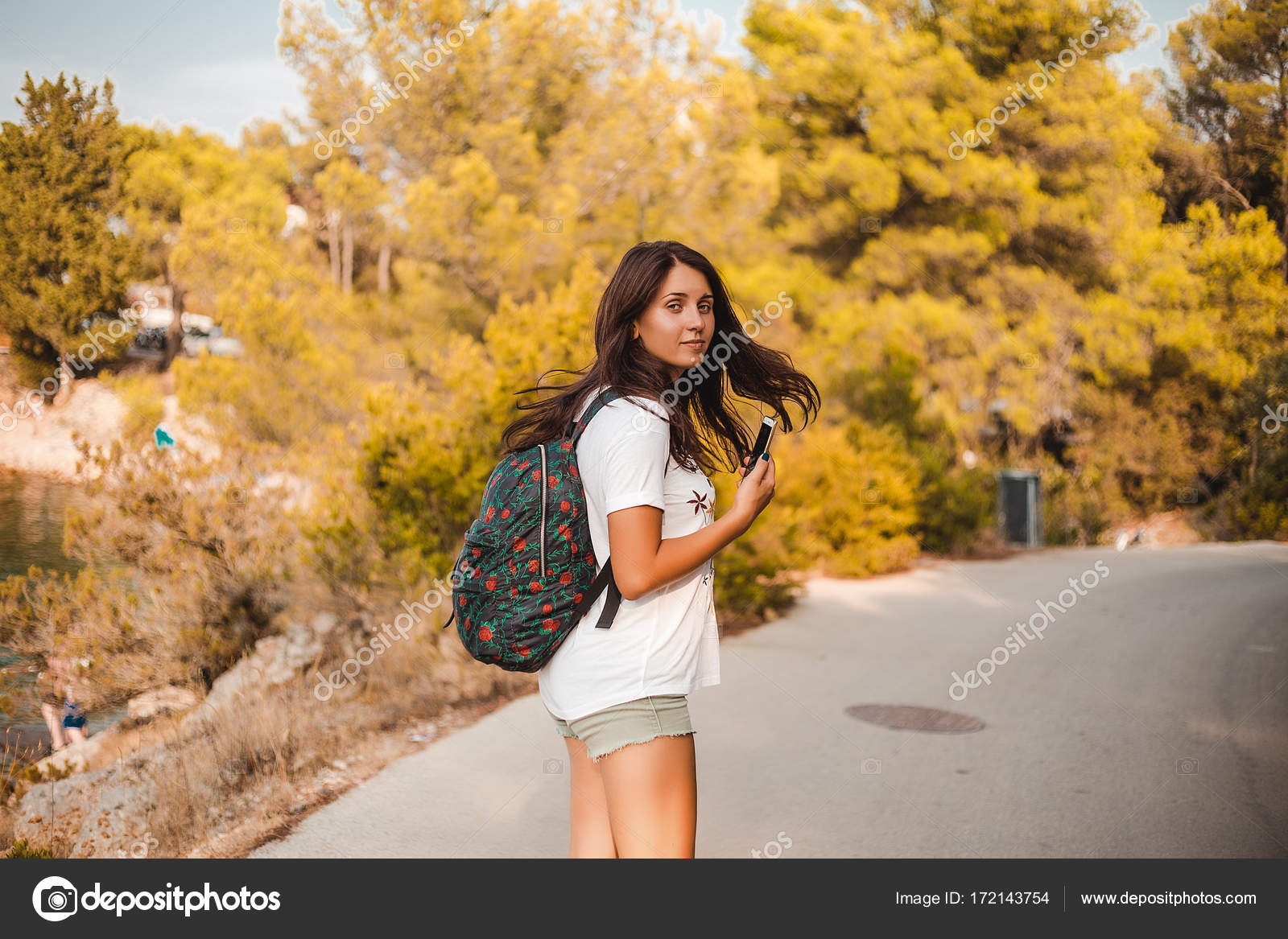 ladies walking backpack