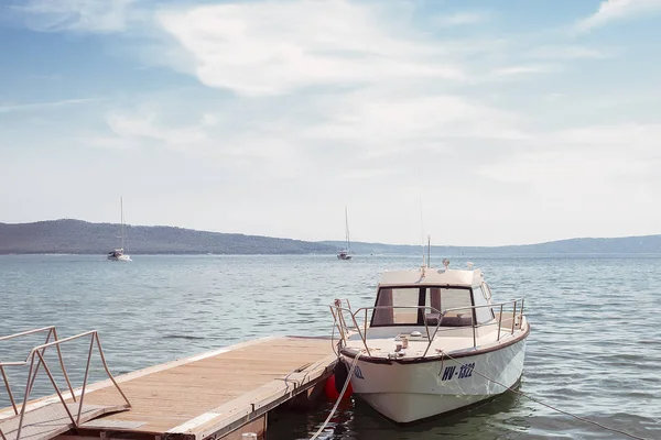 Yacht in beautiful Adriatic sea — Stock Photo, Image