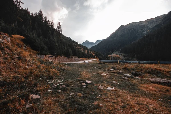 Bella Strada Montagna Viaggio — Foto Stock