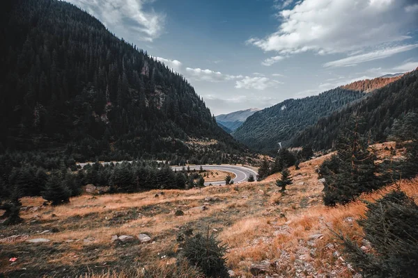 Bella Strada Montagna Viaggio — Foto Stock