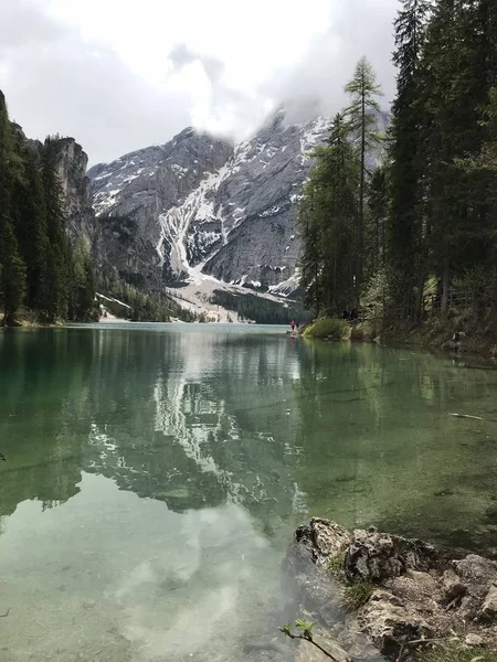 Beaux Paysages Avec Montagnes Lac — Photo