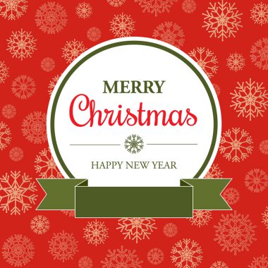 Retro tarzı şaşırtıcı Noel kartı