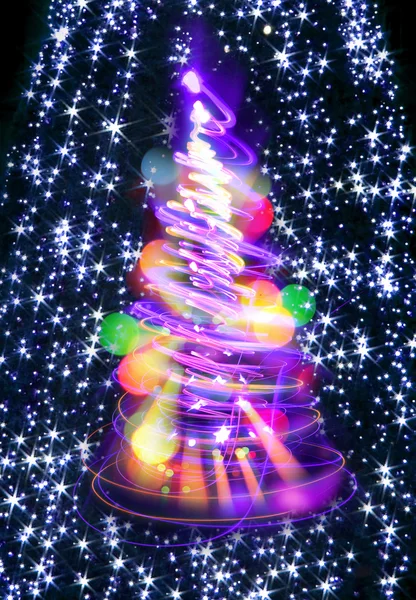 Abstrakter Weihnachtsbaum — Stockfoto