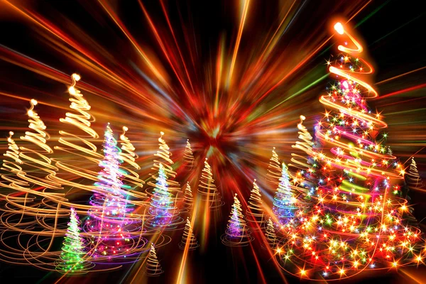Xmas bakgrund med julgran — Stockfoto