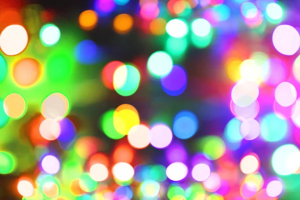 抽象的なクリスマス色のライトの背景 — ストック写真