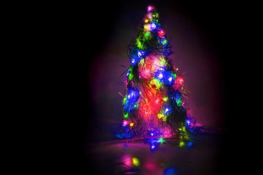 Noel ağacı şeklinde renk xmas lights