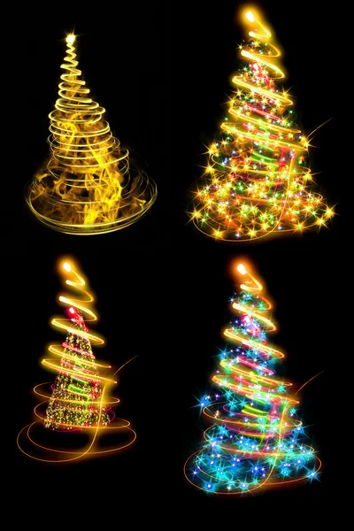 4 árbol de Navidad — Foto de Stock