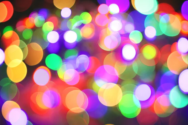 Abstracto Navidad color luces fondo — Foto de Stock