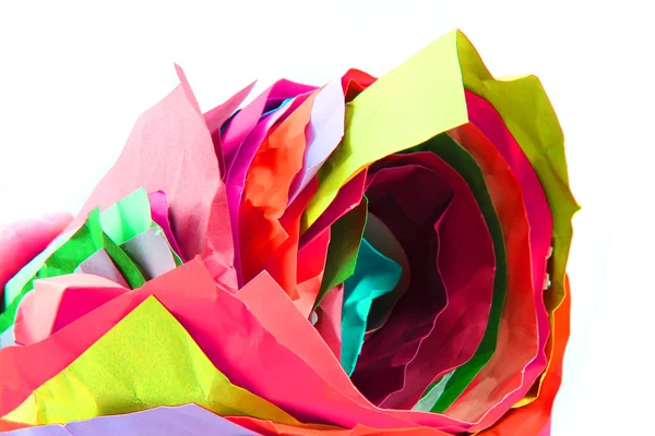 Цветной бумажный рулон фон — стоковое фото