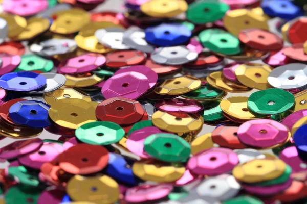 Färg plast konfetti konsistens — Stockfoto