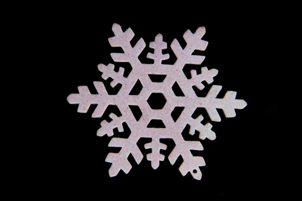 Flocon de neige de Noël blanc — Photo