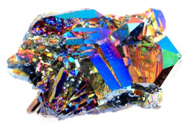 Kristal metal gökkuşağı yüzeyli