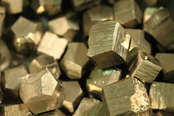 Pyrit mineralsamling — Stockfoto