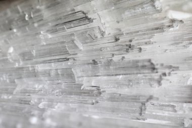 white scolecite crystals clipart
