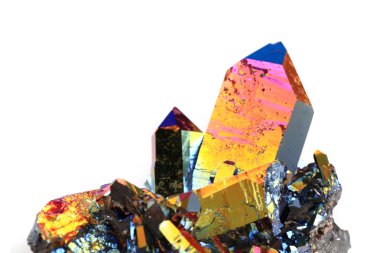 Kristal metal gökkuşağı yüzeyli