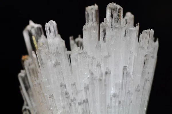 Bílá scolecite krystaly — Stock fotografie