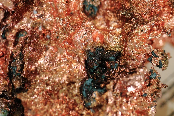 Textur aus Kupfermetall — Stockfoto