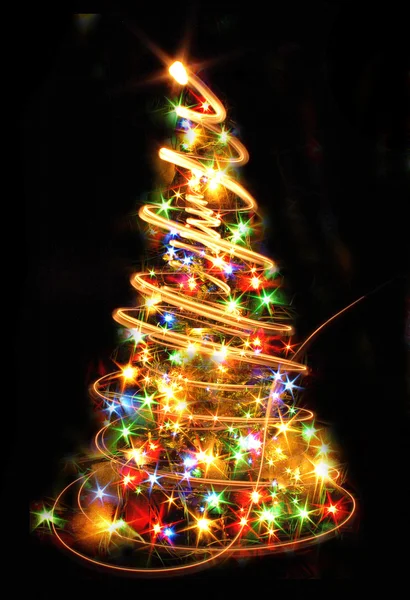 Árvore de Natal abstrata — Fotografia de Stock