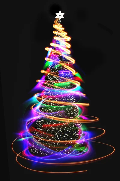 Abstract kerstboom — Stockfoto