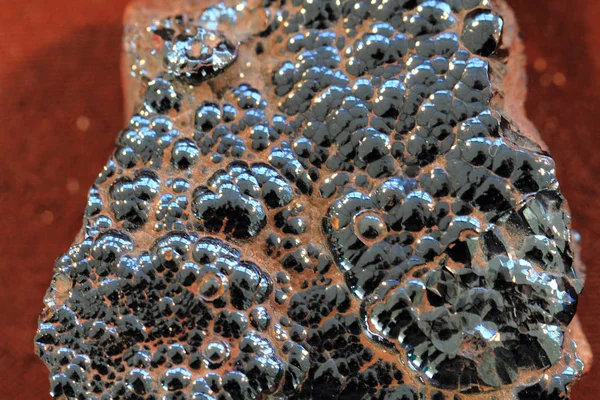 Hematita fondo mineral —  Fotos de Stock