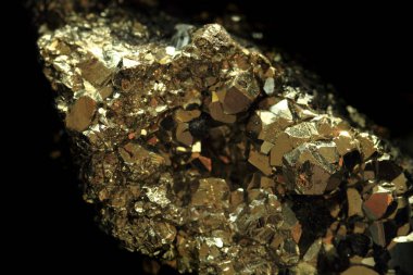 Pirit mineral arka plan