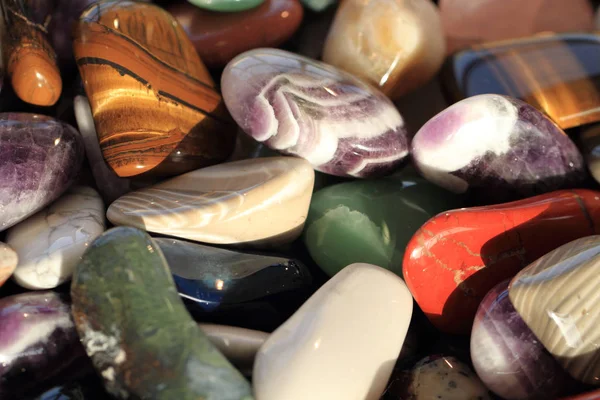Фон дорогоцінних каменів природного кольору — стокове фото