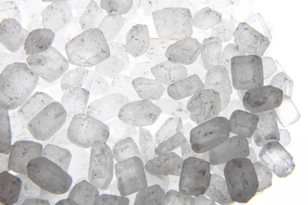Біла кристалічна текстура цукру — стокове фото