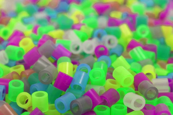 Cuentas de plástico de colores — Foto de Stock