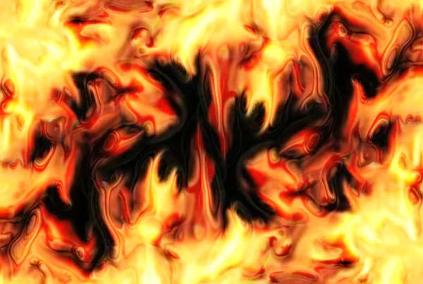 Abstrakte Feuer-Textur — Stockfoto