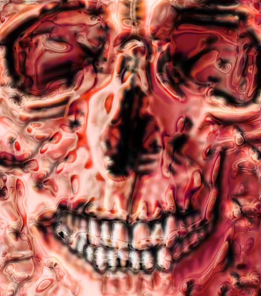 Abstract human skull — Stock Photo, Image