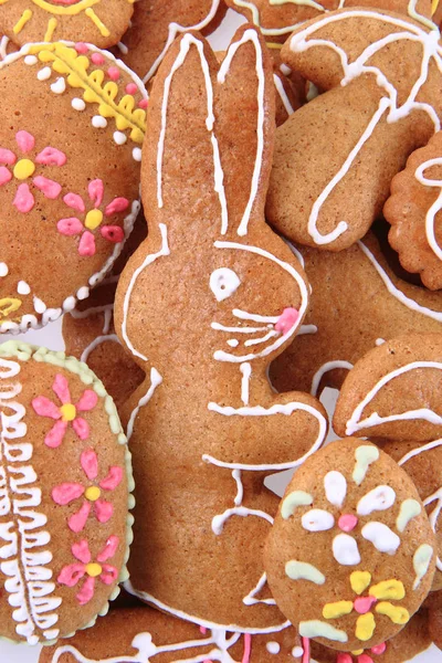 Easter gingerbread background — Stock Photo, Image