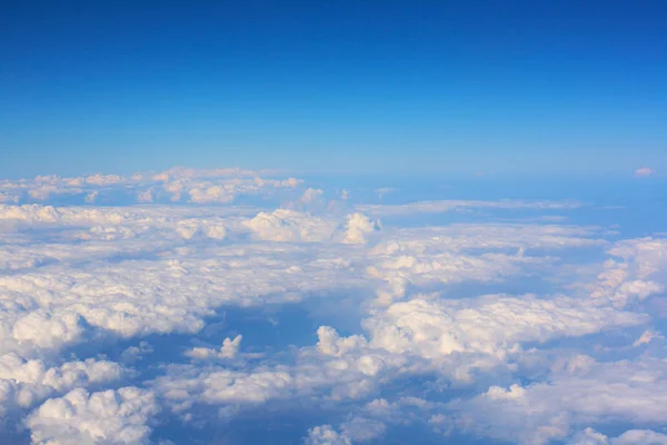 Chmury z samolotu — Zdjęcie stockowe