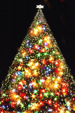 Xmas ağacı Noel ışıklar