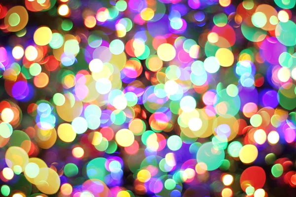 Fundo abstrato de luzes de Natal — Fotografia de Stock