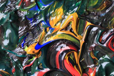 renk boya paleti doku