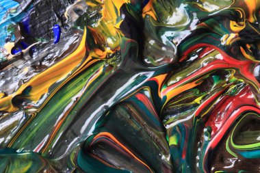 renk boya paleti doku