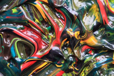 renk boya paleti doku