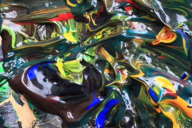 renk boya paleti doku