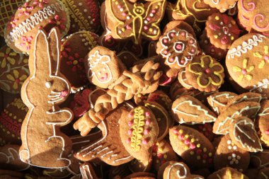 Paskalya gingerbread arka plan