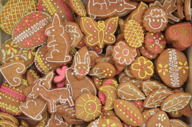 Paskalya gingerbread arka plan