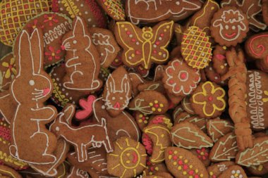 Paskalya gingerbread arka plan