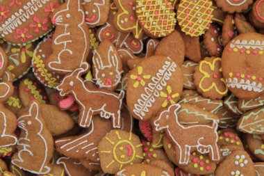 Paskalya gingerbread arka plan