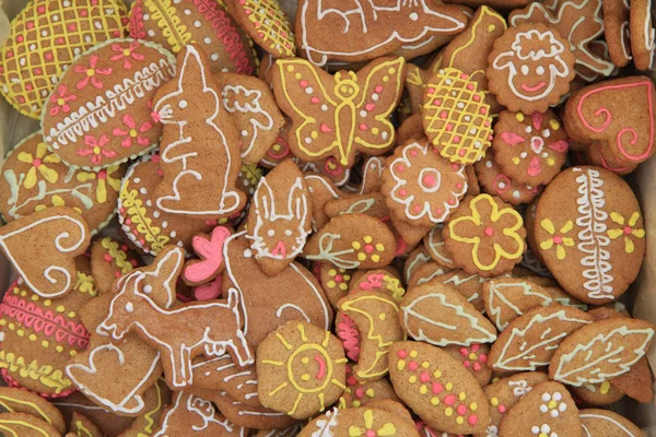 Easter gingerbread background — Stock Photo, Image