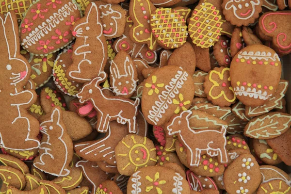 Hintergrund der Osterlebkuchen — Stockfoto