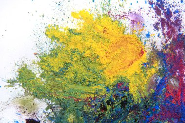 CMYK toner tozu (camgöbeği, macenta, sarı, siyah)