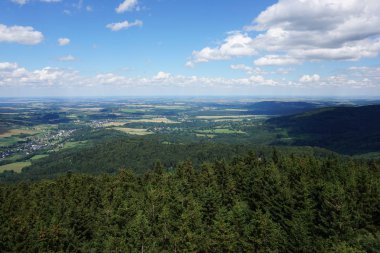 Jeseniky dağlar manzara