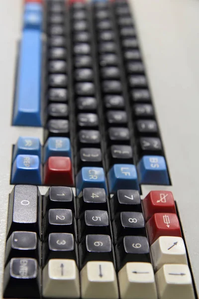 Viejo teclado del ordenador — Foto de Stock